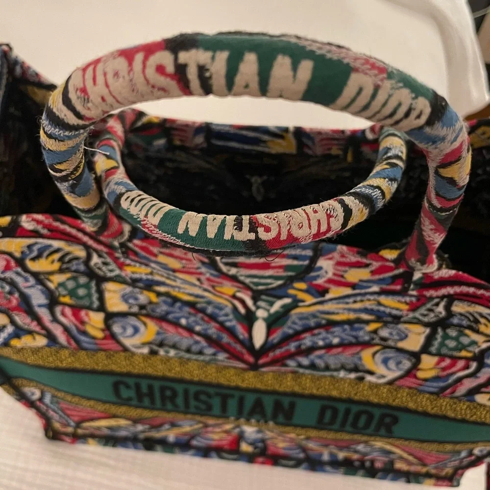 Large Dior Book Tote (Butterfly) - Picture 4 of 7